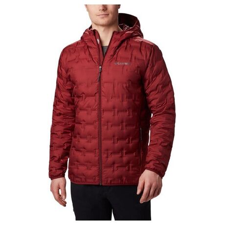 Delta Ridge™ Down Hooded Red Jasper COLUMBIA Ανδρικό Μπουφάν