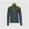 Puez Dark Slate Lime Green Ανδρική Ζακέτα Fleece Karpos