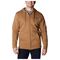 Trek Full Zip Hoodie Delta Arched Brown Ανδρική Ζακέτα Fleece Columbia