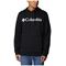 Trek Hoodie Black Branded Logo Ανδρικό Φούτερ Columbia