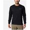 T-Shirt Columbia Ανδρικό Μακρυμάνικο CSC&trade; Seasonal Logo LS Tee Black/Peaked Badge