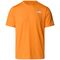 Κοντομάνικο The North Face Ανδρικό 24/7 S/S Tee Reg Digital Orange