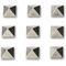 Stomp Pads Dakine Pyramid Studs Chrome