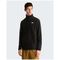 The North Face Glacier 1/4 Zip Fleece TNF Black – Ανδρική Fleece Μπλούζα Πεζοπορίας