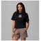 Columbia Rolling Bend™ T-Shirt Black/Gem Focused – Γυναικείο Crop Top με Τύπωμα